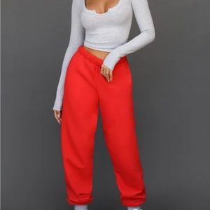 NWT JOAH BROWN Hot Sauce oversized joggers